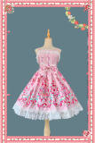 Infanta the Strawberry Kitchen Maid Strawberry Lolita Dress