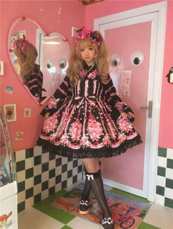 Infanta the Strawberry Kitchen Maid Strawberry Lolita Dress