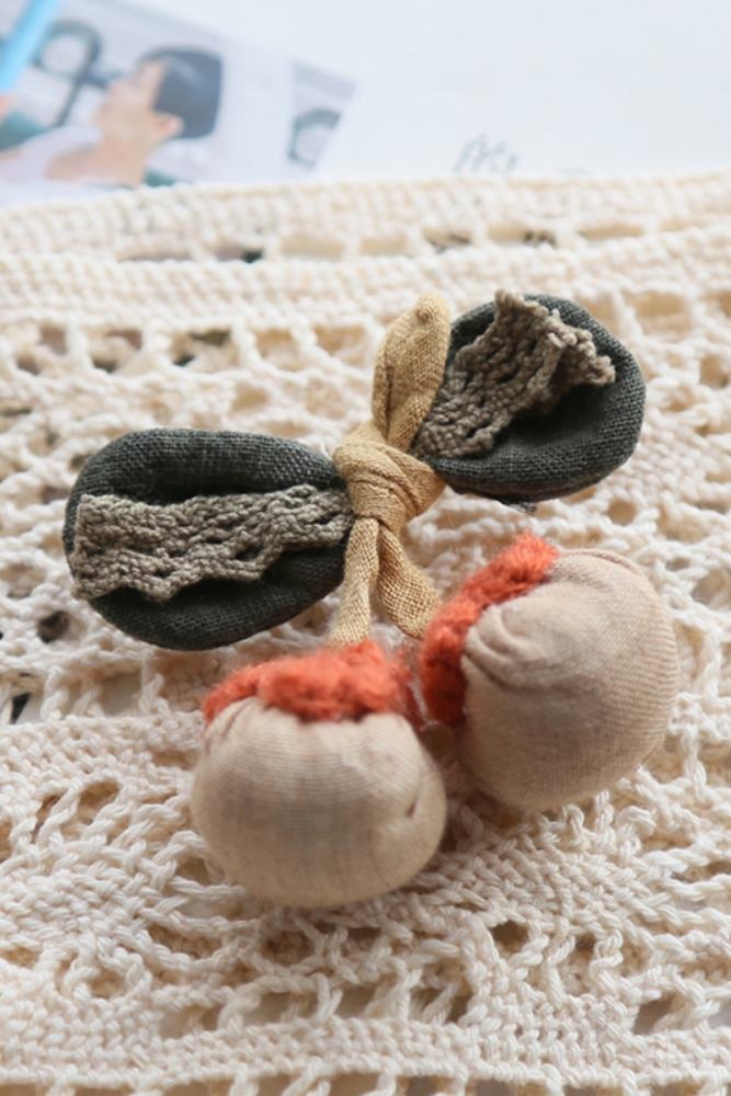 Fresh Nature Cherry Strawberry Brooch Accessories