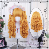 Dalao Home Golden Thread Roman Curls Long Lolita Wig