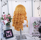Dalao Home Golden Thread Roman Curls Long Lolita Wig