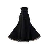 Hutaomu Chizuru Japanese Fishtail Skirt Black Jirai Kei Clothes