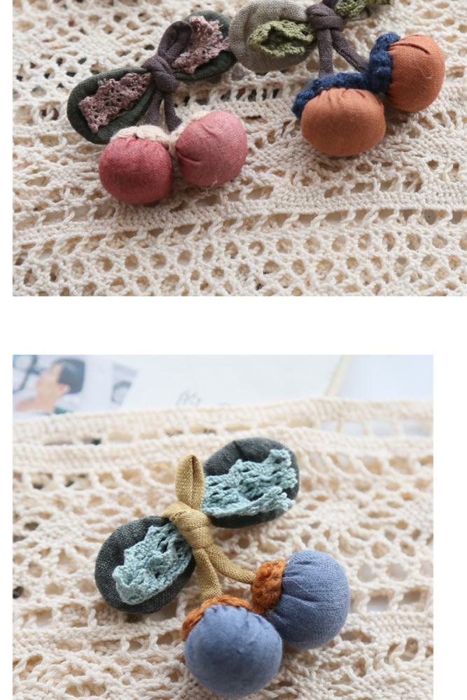 Fresh Nature Cherry Strawberry Brooch Accessories