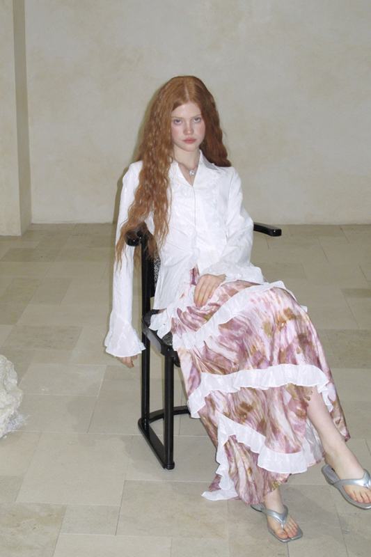 The Free Me Lacework Blouse Sunset Skirt Mori Kei Outfits