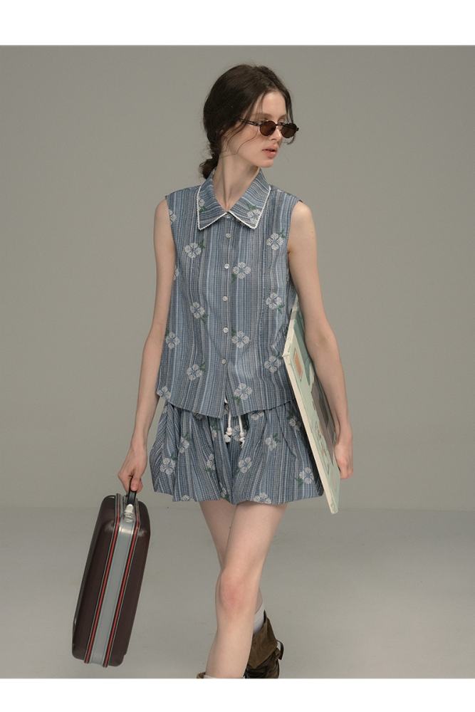 Retro Embroidered Flower Bud Skirt Modern Clothing