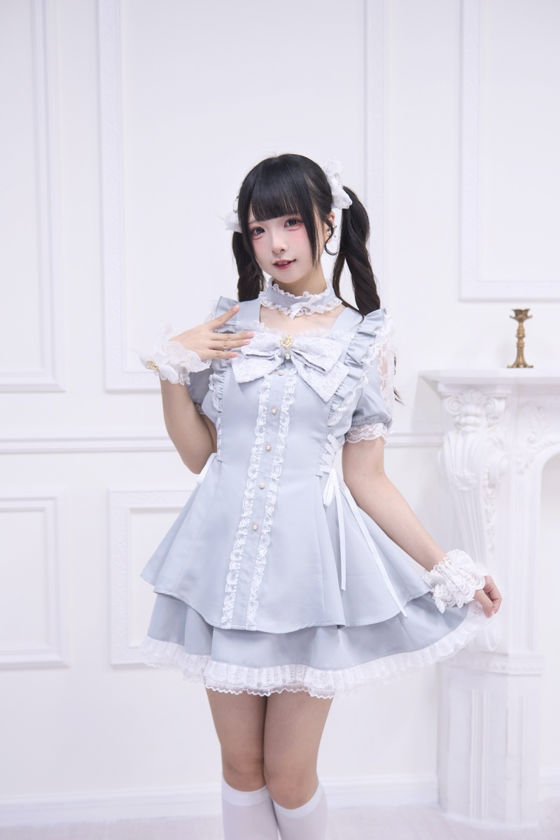 NoGenki The Waltz Japanese Lace Set White Jirai Kei Clothes