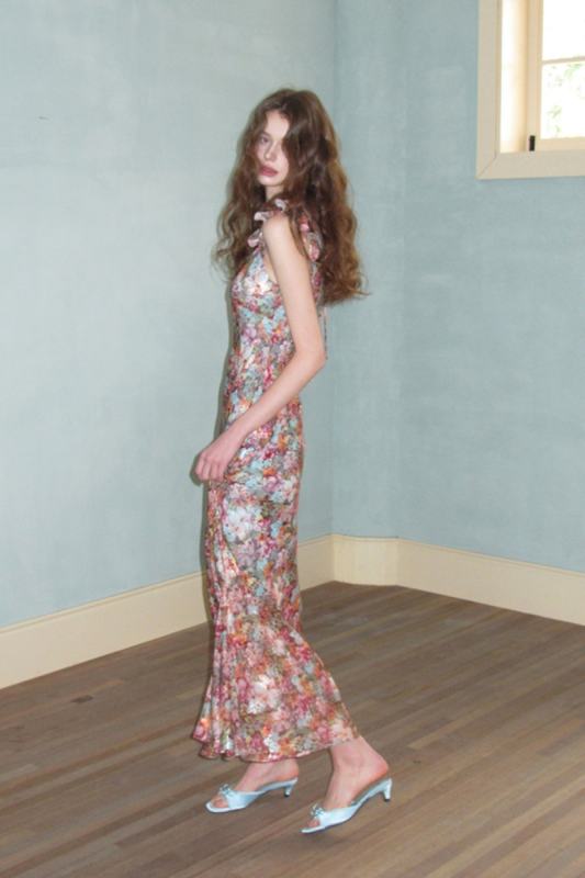 The Tatasi French Retro Long Dress Mori Kei Fashion