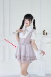 NoGenki Sweet Souffle Japanese Salopette Black Jirai Kei Outfits