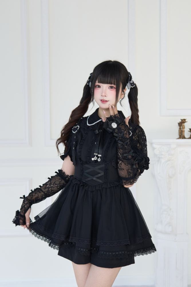 NoGenki The Magazine Sweet Lolita White Sleeves Jirai Kei Accessories