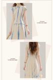 Ink Rain Hanfu Style Halo Dying Dress Mori Kei Outfits