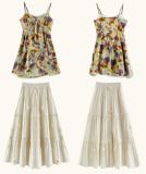 Garden Tour Printed Sleeveless Top Mori Kei Clothes