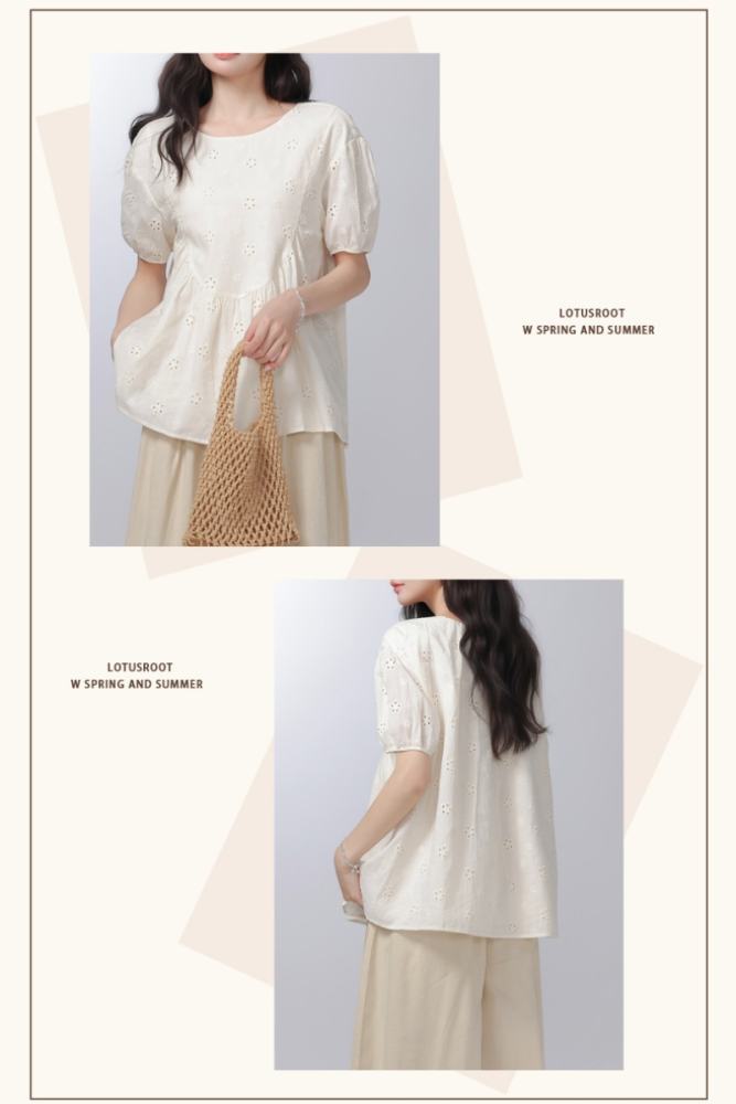 Gentle Twilight Embroidered Top Apricot Pants Mori Kei Outfits