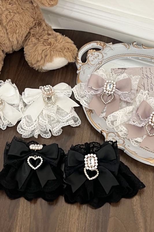 NoGenki Japanese Style Sweet Lolita Wristcuffs Jirai Kei Fashion