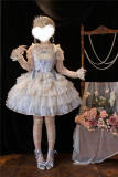 Nine Ode Mist Moon Light Ballet Lolita Skirt, Top and Accessories