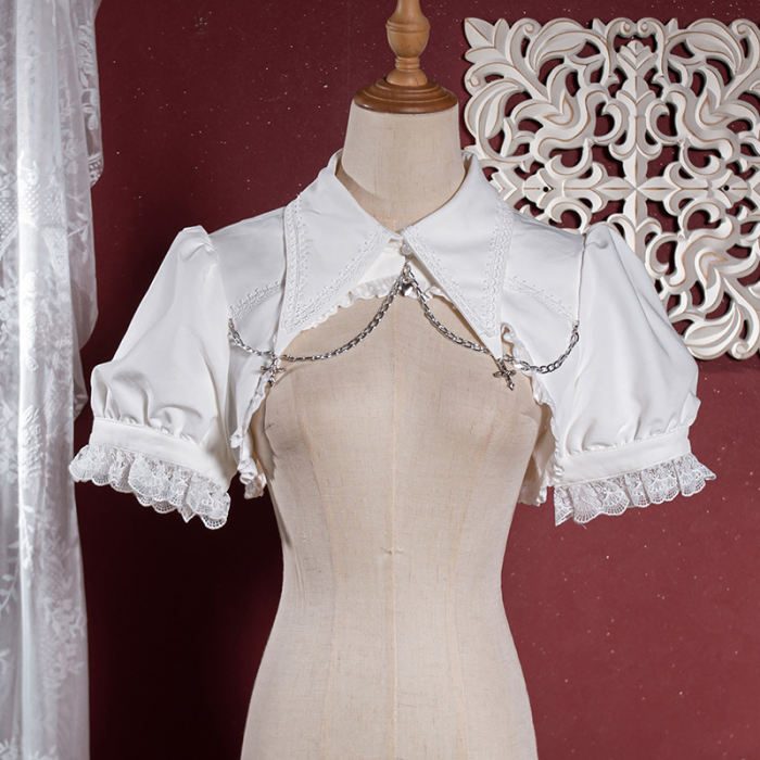 Contract Cross Gothic Lolita Dress and Coat
