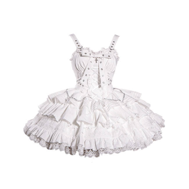 Contract Cross Gothic Lolita Dress and Coat