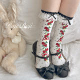 Strawberry Pure Cotton Sweet Lolita Socks