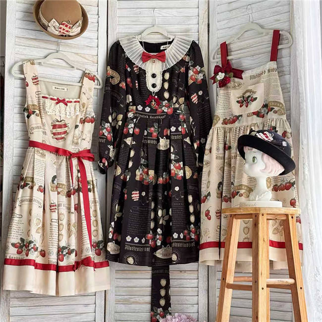 Miss Point Strawberry Pictorial Classic Lolita Dress