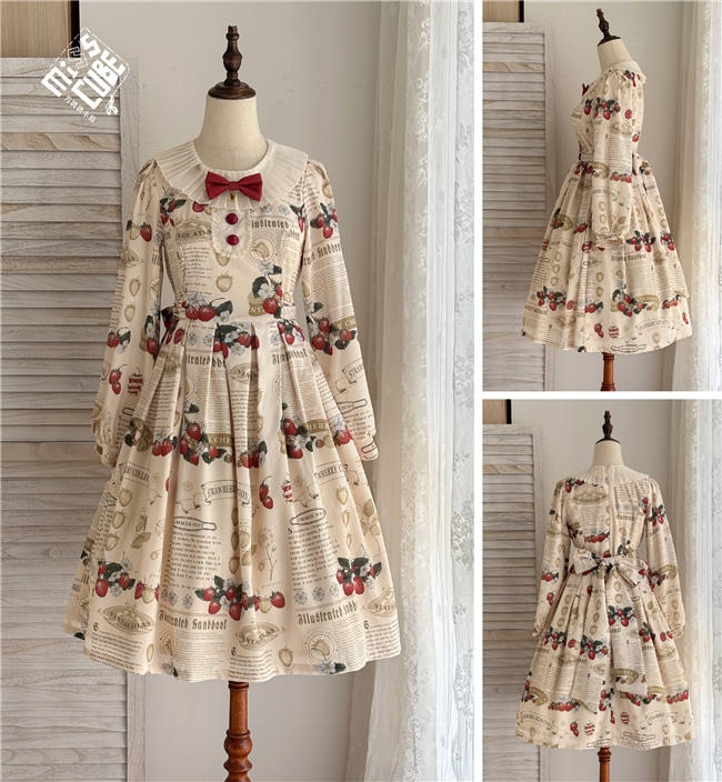 Miss Point Strawberry Pictorial Classic Lolita Dress