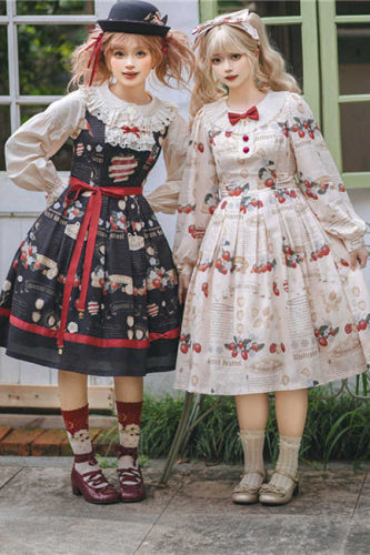 Miss Point Strawberry Pictorial Classic Lolita Dress