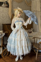 Miss Point Garden Heavy Embroidery Lolita Jumper Dress