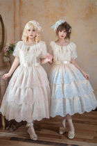 Miss Point Garden Heavy Embroidery Lolita Skirt