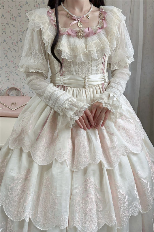 Miss Point Garden Lace Lolita Blouse and Set-in Sleeves