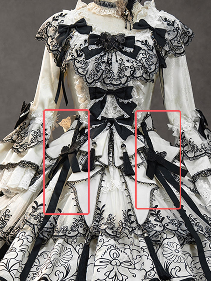 Bramble Rose Blue and White Porcelain Blue BNT Lolita Accessories