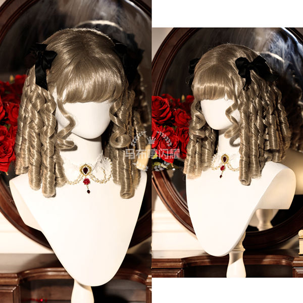 Gorgeous Vintage Roman Curls Lolita Wigs