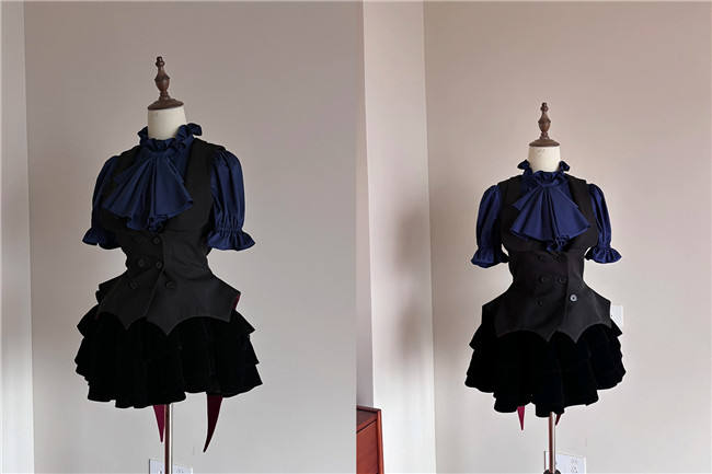 Flower Fairy Gothic Bat Vest