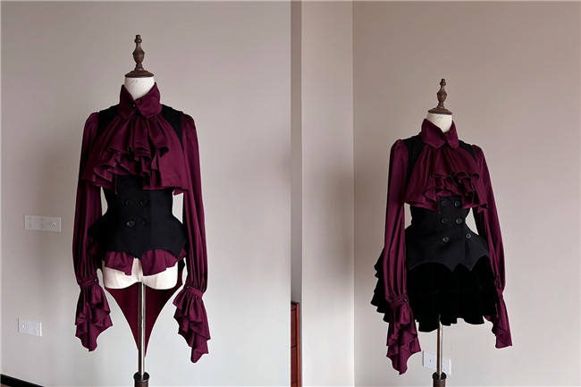 Flower Fairy Gothic Bat Vest