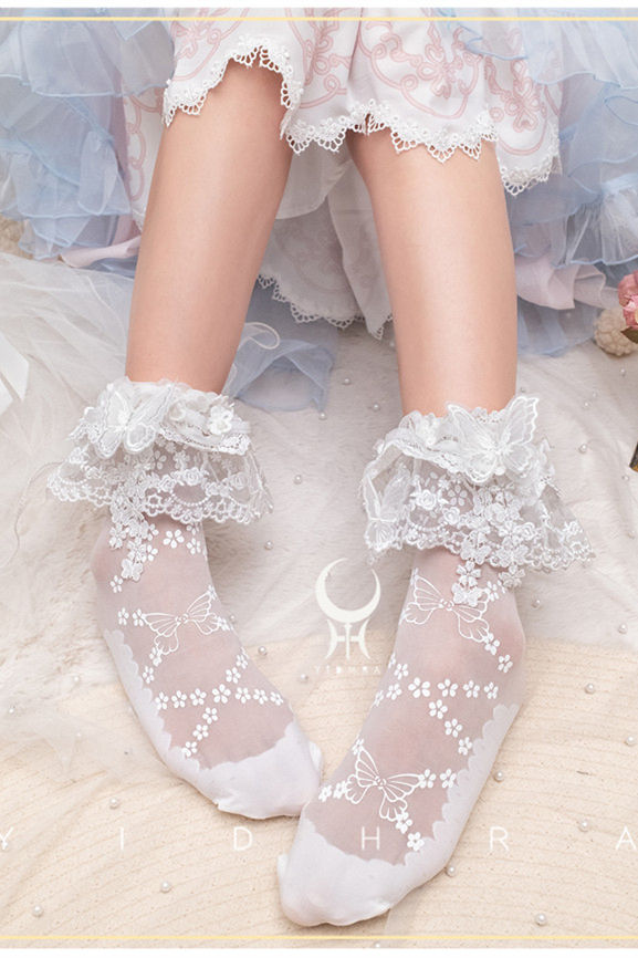 Yidhra Summer Lace Lolita Short Socks