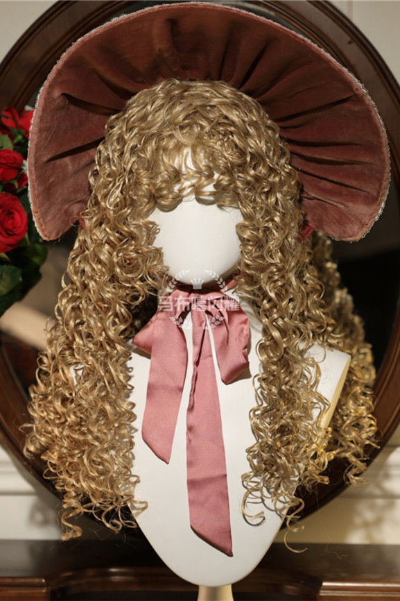 Retro Instant Noodle Curl Princess Wig 60cm