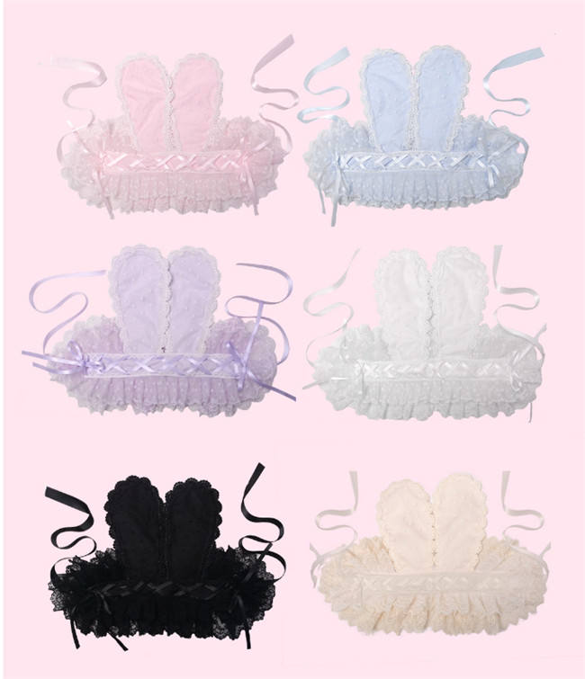 Roji Rose Lace Rabbit Ear Headband Hair Accessory