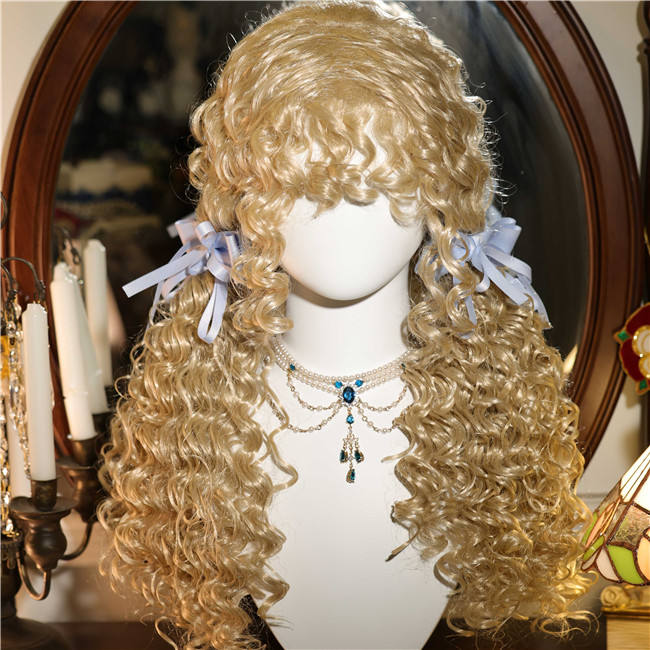 Retro Instant Noodle Curl Princess Wig 60cm