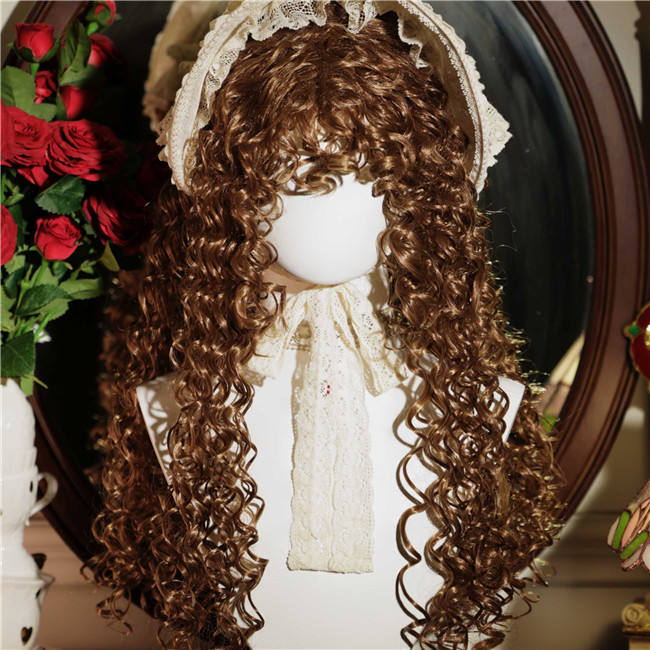 Retro Instant Noodle Curl Princess Wig 60cm