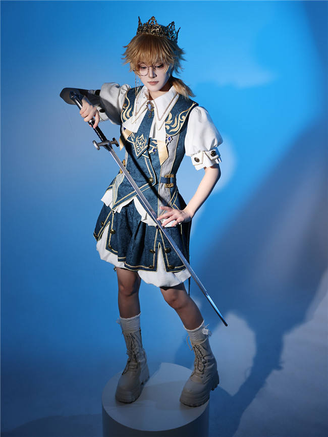 Contract Magic Blue Ouji Lolita Set