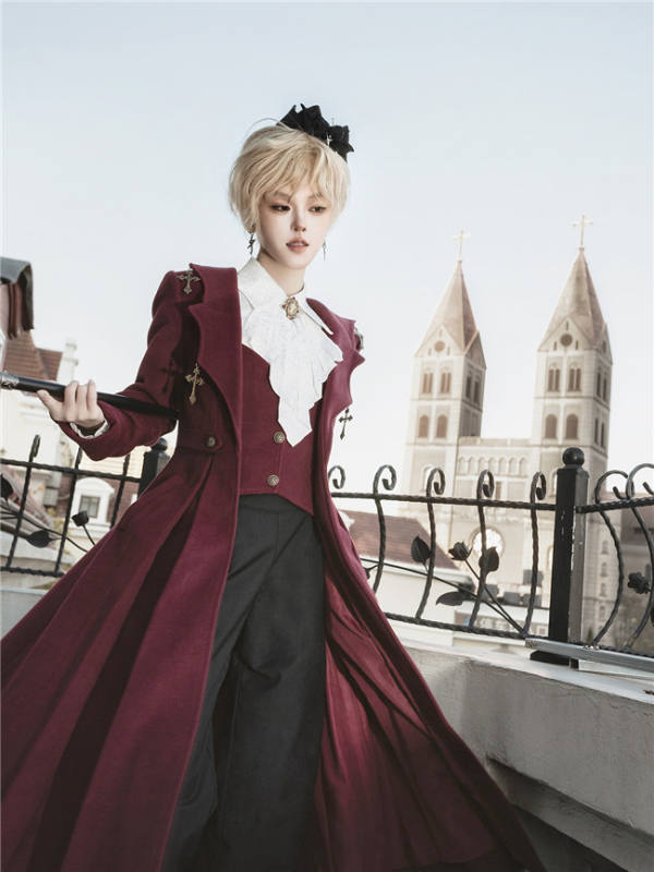 The Legend of Dracula Ouji Long Coat, Blouse and Trousers