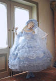 Tea Party Blue Princess Jumper Hime Lolita Dress