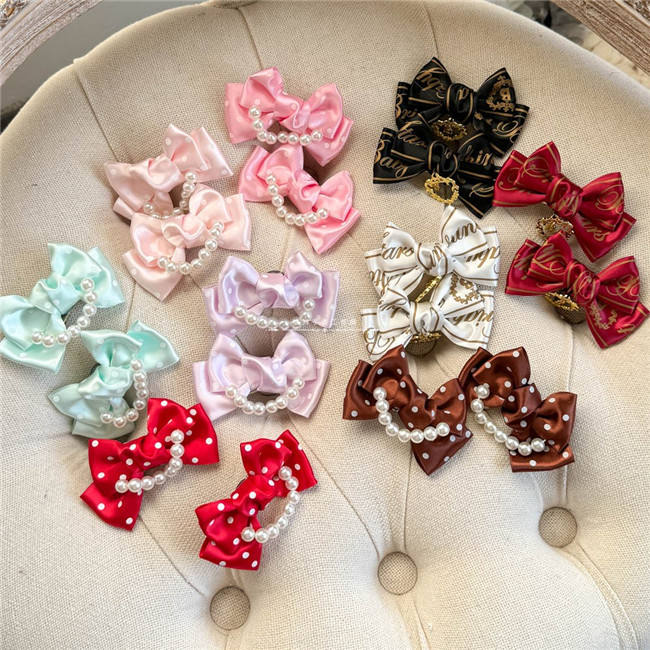 Sweet Lace Bowknot Base Gloves Bows Wristcuffs
