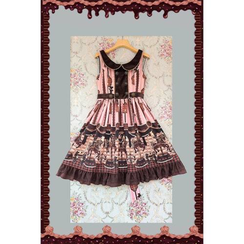 Chocolate Trojan*** Vintage Lolita Normal Waist Jumper