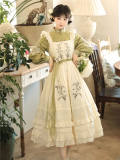 Lily Poetry Hanfu Qi Lolita Dress Set