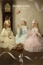 Lost Aqua Hybird Doll Lolita Dress Full Set