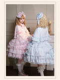 Lost Aqua Hybird Doll Lolita Dress Full Set