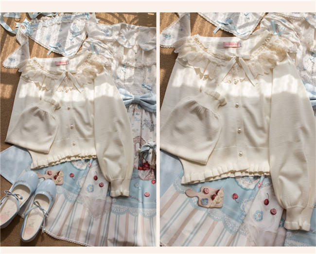 Mist Vintage Sweet Retro Knitted Cardigan