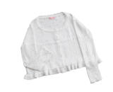 Mist Vintage Sweet Retro Round Neckline Knitted Cardigan