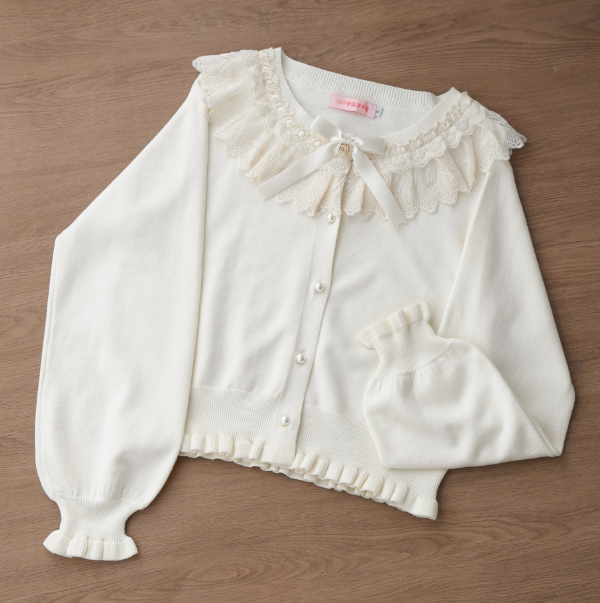 Mist Vintage Sweet Retro Knitted Cardigan