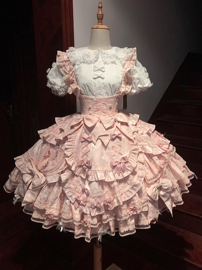 Lost Aqua Hybird Doll Lolita Dress and Cape