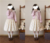 Mist Vintage Sweet Retro Knitted Cardigan