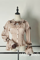 Alice Girl Chocolate Bear Sweet lolita Blouse